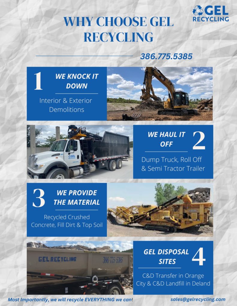 GEL Recycling Demolition Process